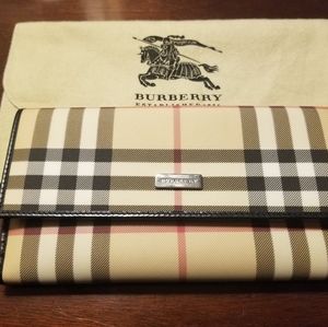 Authentic Burberry House Check Wallet